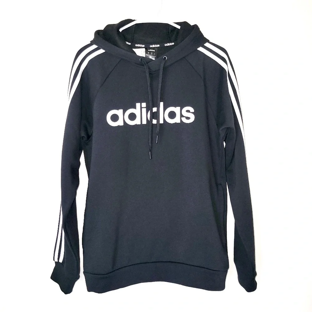 Adidas Fleece Hoodie Sweatshirt -  Small